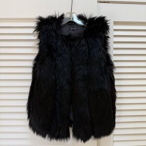 Topshop faux fur vest